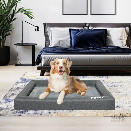 PaWz Memory Foam Pet Bed Calming Dog L Large-2018816752007385095