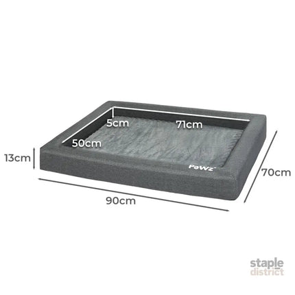 PaWz Memory Foam Pet Bed Calming Dog L Large-2018816752007385090