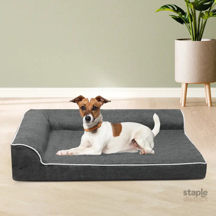 Pawz Orthopedic Dog Bed M Grey-2018816757749387270