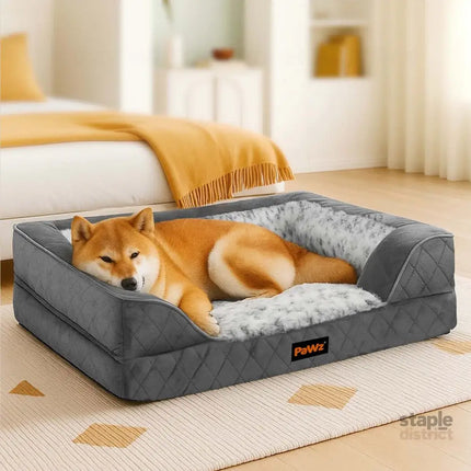 Pawz Orthopedic Memory Foam Pet Bed Dog Washable Mat-2006733392577695750