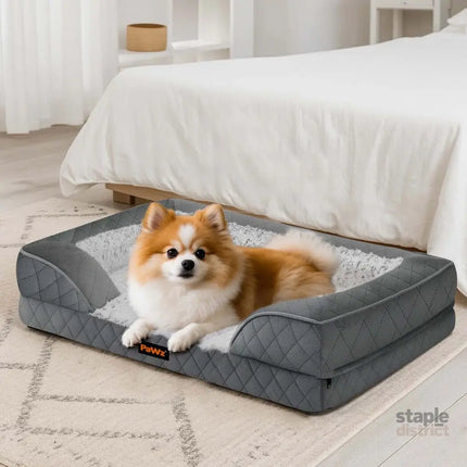 Pawz Orthopedic Memory Foam Pet Bed Dog Washable Mat-2029387308742086663