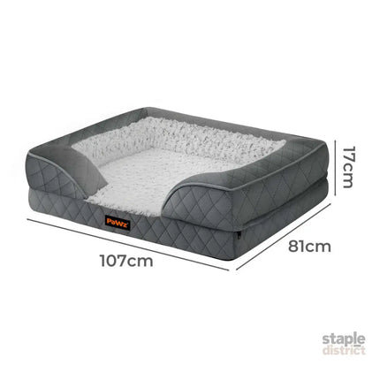 Pawz Orthopedic Memory Foam Pet Bed Dog Washable Mat-2006733392577695746