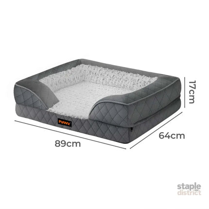 Pawz Orthopedic Memory Foam Pet Bed Dog Washable Mat-2029387308742086658