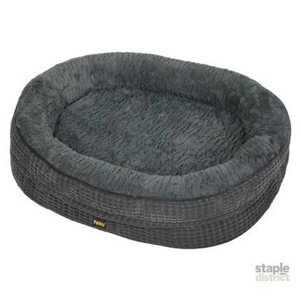Pawz Orthopedic Plush Dog Bed Soft Washable Pet Bed Grey Cosy Cushion L Size-2050056794172166144