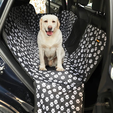 PaWz Pet Back Car Seat Cover Hammock Black-2006732970270003207