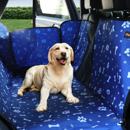 PaWz Pet Back Car Seat Cover Hammock Blue-2006732970454552582