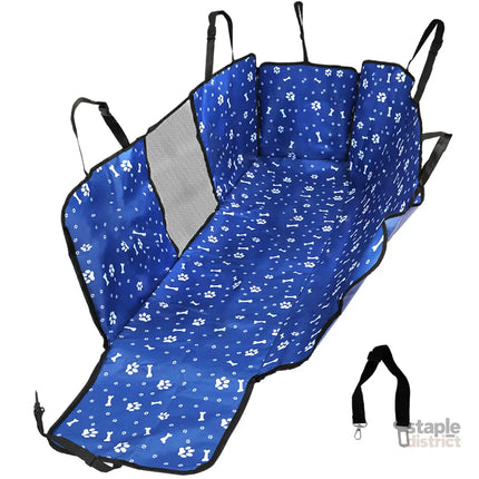 PaWz Pet Back Car Seat Cover Hammock Blue-2006732970454552576