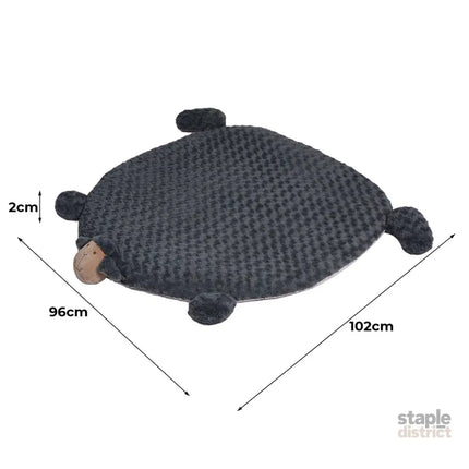 PaWz Pet Bed Cat Calming Beds Dog Squeaky L Charcoal Large-2018816684881743874