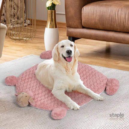 PaWz Pet Bed Cat Calming Beds Dog Squeaky L Pink Large-2018816685234065414