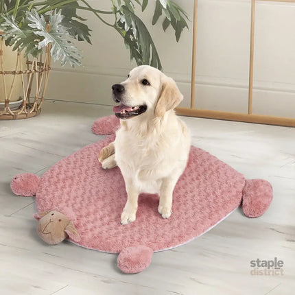 PaWz Pet Bed Cat Calming Beds Dog Squeaky L Pink Large-2018816685234065415
