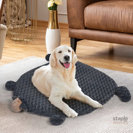 PaWz Pet Bed Cat Calming Bed Dog Squeaky M Charcoal Medium-2018816657086091270