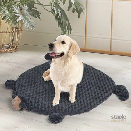 PaWz Pet Bed Cat Calming Bed Dog Squeaky M Charcoal Medium-2018816657086091271