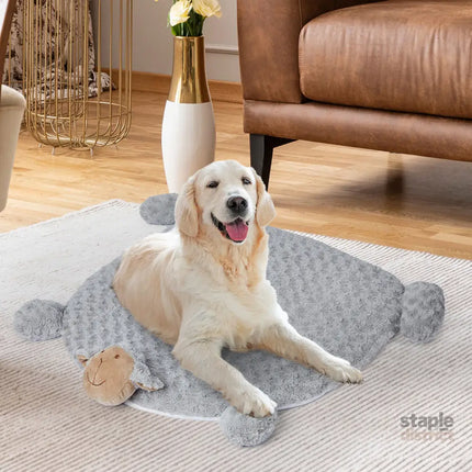 PaWz Pet Bed Cat Calming Bed Dog Squeaky M Grey Medium-2018816657266446342