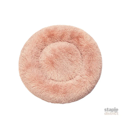 PaWz Pet Bed Cat Dog Donut Nest Calming L Pink Large-2018816656003960833