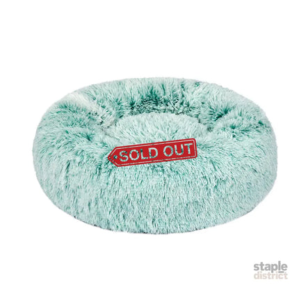 PaWz Pet Bed Cat Dog Donut Nest Calming L Teal Large-2029387223153119232