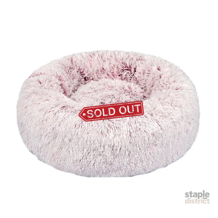 PaWz Pet Bed Cat Dog Donut Nest Calming M Pink Medium-2018816739017625600