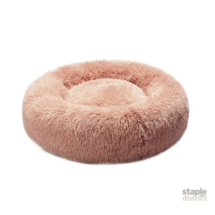 PaWz Pet Bed Cat Dog Donut Nest Calming XL Pink X-Large-2018816676019179520