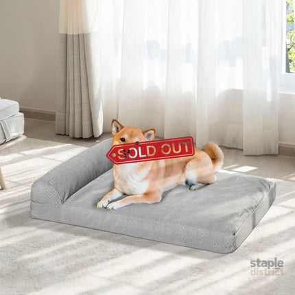 PaWz Pet Bed Chew Proof Memory Foam L Large-2057636339024793606