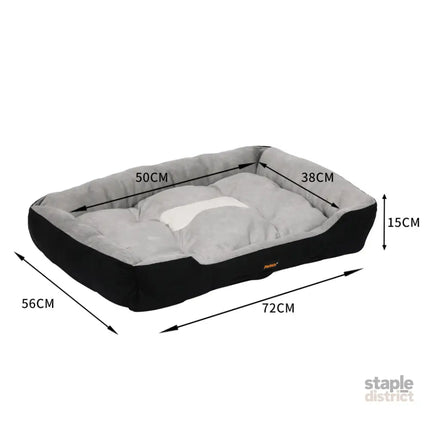 PaWz Pet Bed Dog Beds Bedding Mattress M Black Medium-2029387276194287618
