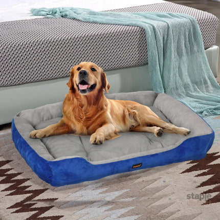 PaWz Pet Bed Dog Beds Bedding Mattress XL Navy X-Large-2018816711091949575