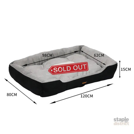 PaWz Pet Bed Dog Beds Bedding Mattress XXL Black XX-Large-2029387276575969282