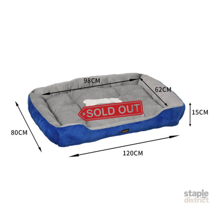 PaWz Pet Bed Dog Beds Bedding Mattress XXL Navy XX-Large-2029387276752130050