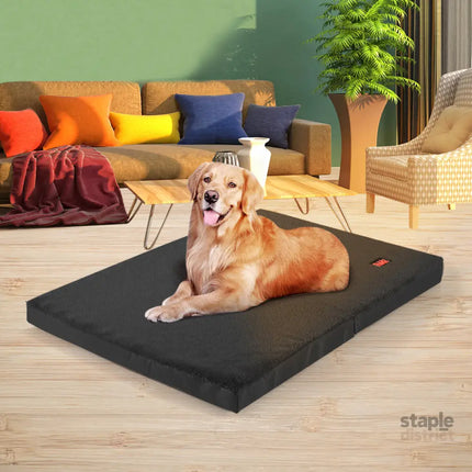 PaWz Pet Bed Foldable Dog Puppy Beds Black Large-2029387264580259847