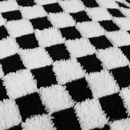 Pawz Pet Bed Plush Checkered Dog Bed Washable Cat Bed-2050056801424117765