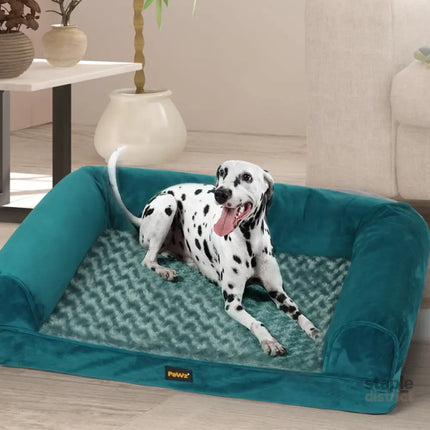 PaWz Pet Bed Sofa Dog Bedding Soft Warm L Blue Large-2029387277452578823