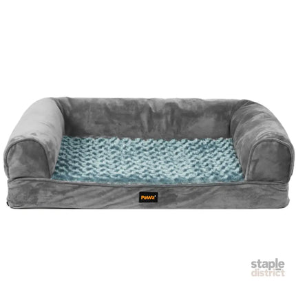PaWz Pet Bed Sofa Dog Bedding Soft Warm L Grey Large-2029387277637128193