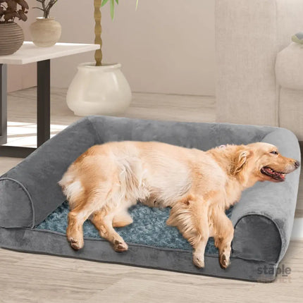 PaWz Pet Bed Sofa Dog Bedding Soft Warm L Grey Large-2029387277637128199