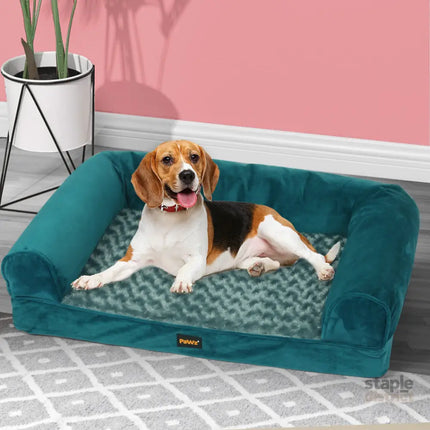PaWz Pet Bed Sofa Dog Beds Bedding Soft M Blue Medium-2006733134422478854