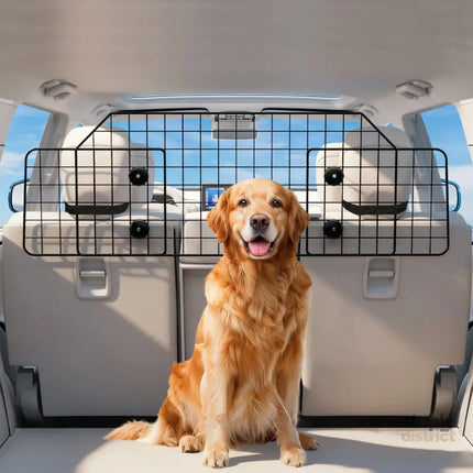 Pawz Pet Car Barrier Dog Gate Safety Guard Dividers Adjustable for SUV Vehicles-2050056784995028998