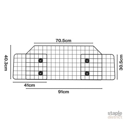 Pawz Pet Car Barrier Dog Gate Safety Guard Dividers Adjustable for SUV Vehicles-2050056784995028994