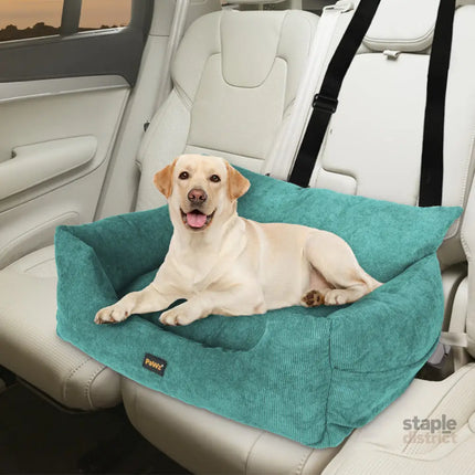 PaWz Pet Car Booster Seat Dog Protector L Green Large-2006732990641737734