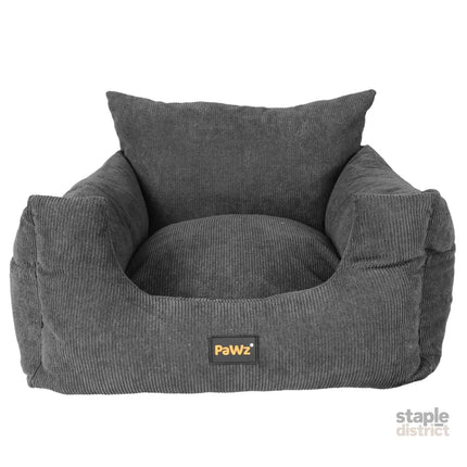 PaWz Pet Car Booster Seat Dog Protector M Grey Medium-2006732991241523201