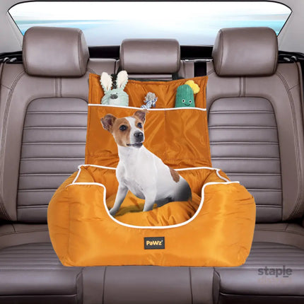 PaWz Pet Car Seat Travel Safety Carrier Orange-2018816732663255046