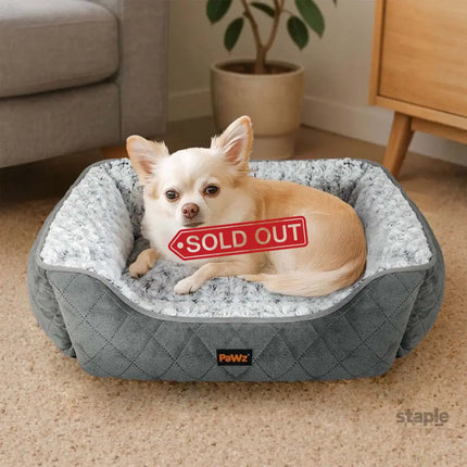 Pawz Pet Dog Calming Bed Fluffy Washable Cushion M-2006733392246345735