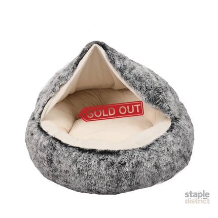 PaWz Pet Dog Calming Bed Warm Soft Plush M Medium-2018816726787035136