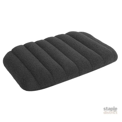 Pawz S Size Orthopedic Dog Bed with Sherpa Plush Removable Cover in Grey-2006732709472374784
