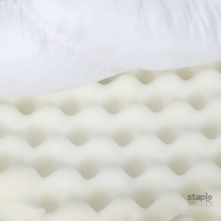 Pawz S Size Orthopedic Dog Bed with Sherpa Plush Removable Cover in White-2018816662094090245