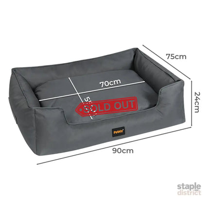 Pawz Waterproof Pet Dog Calming Bed-2018816765009727490