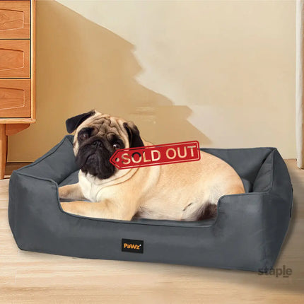 Pawz Waterproof Pet Dog Calming Bed-2029387201451790343