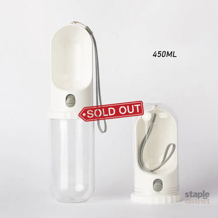 Pet Water Bottle - White 450 ml-1962324916581830656