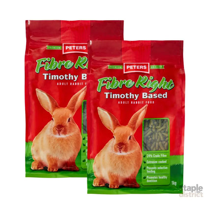 Peters Fibre Right Adult Rabbit 1Kg x2-2050056870969872384