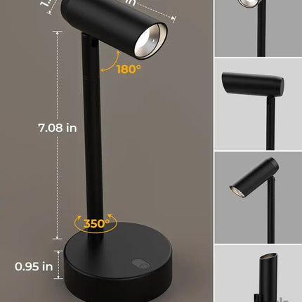 Picture Light for Wall Battery Operated Art Light for Paintings CCT Dimmable Recharging Gallery Battery Wall Light with