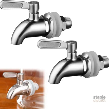 pieces - 16 mm beverage dispenser - Stainless steel beverage dispenser - Tap for keg - beer keg tap - wine tap