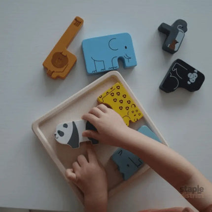 Plan Toys Animal Puzzle Game-2006733461003571204
