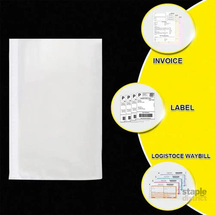 Plastic Bags 100PCS Transparent Zip Lock Clear Resealable Storage Packaging - 15x22cm - Commercial > Packaging >