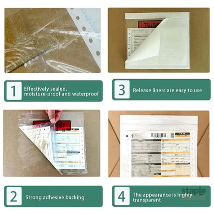 Plastic Bags 100PCS Transparent Zip Lock Clear Resealable Storage Packaging - 15x22cm - Commercial > Packaging >